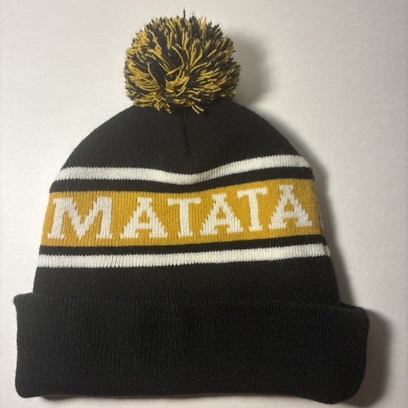 Disney The Lion King Hakuna Matata Beanie - Black Yellow - One Size - Picture 2 of 4